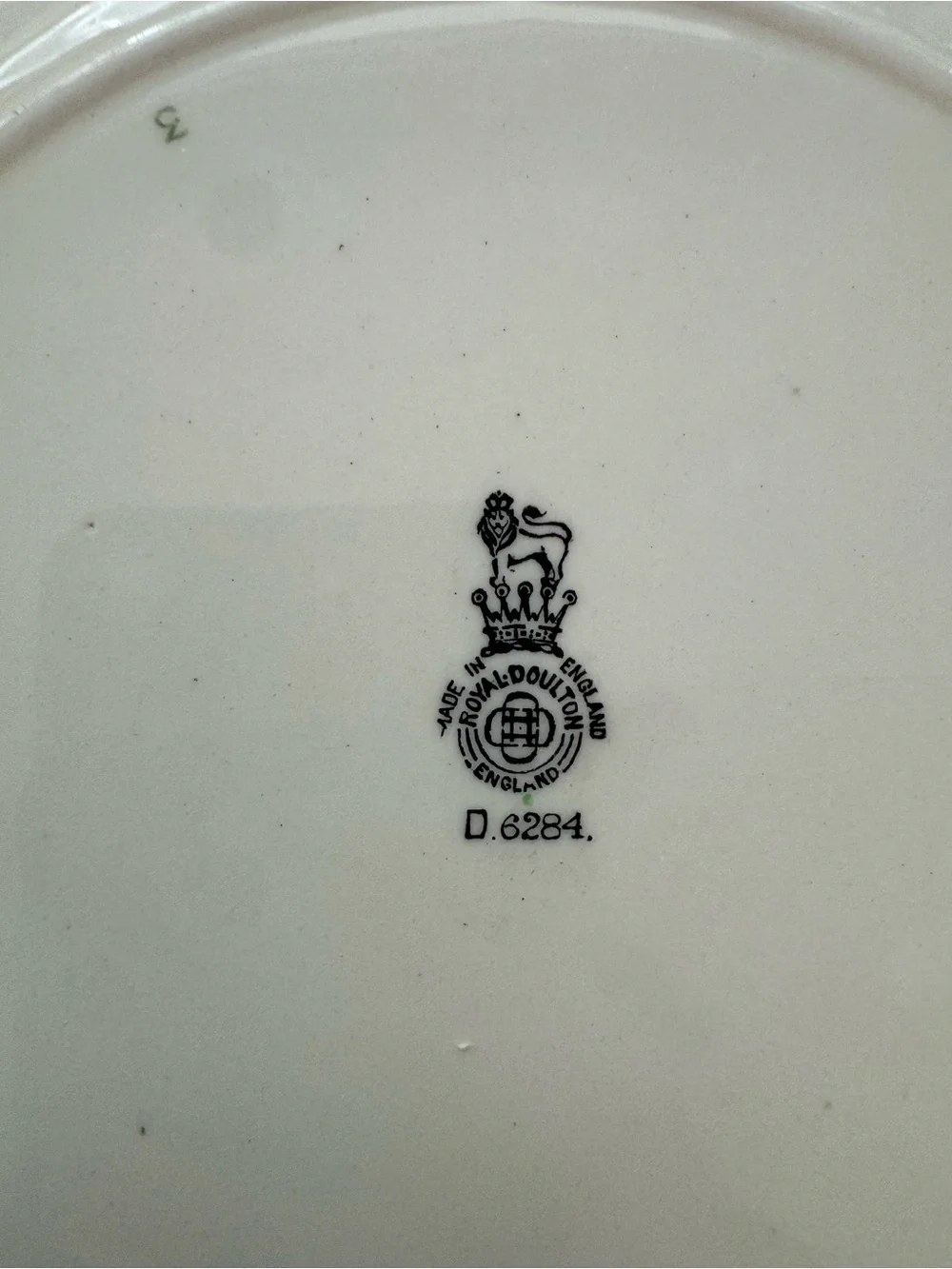Royal Doulton Plate 'The Squire' – Green & Red Accented Portrait